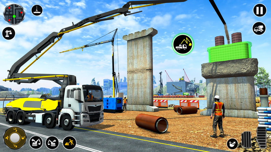 Bridge Construction Simulator - عکس بازی موبایلی اندروید