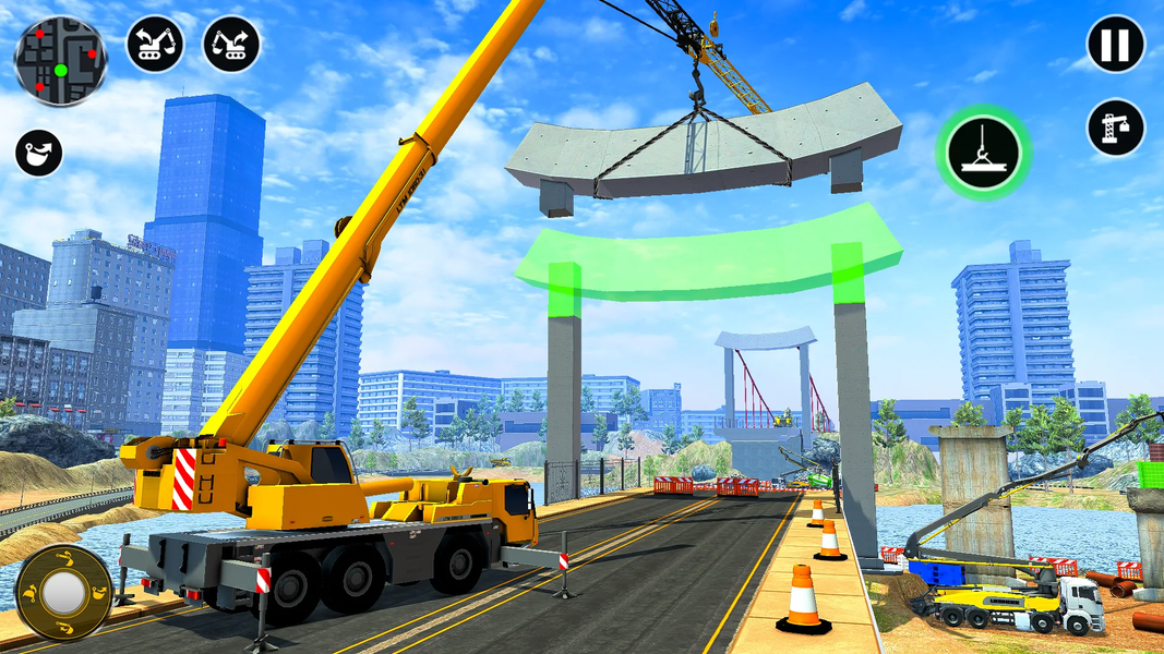 Bridge Construction Simulator - عکس بازی موبایلی اندروید