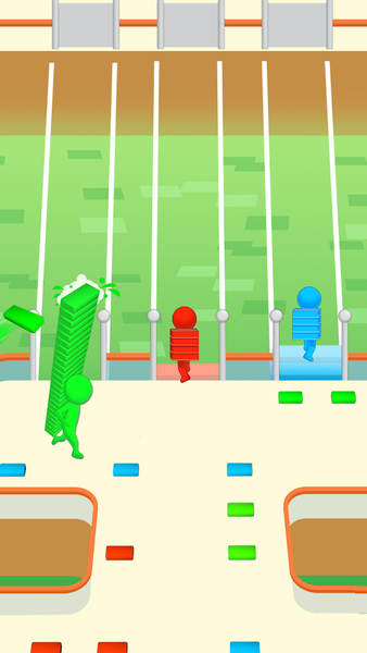 Bridge Run 3D: Stair Race - Gameplay image of android game