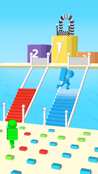 Bridge Run ۳D: Stair Race - عکس بازی موبایلی اندروید