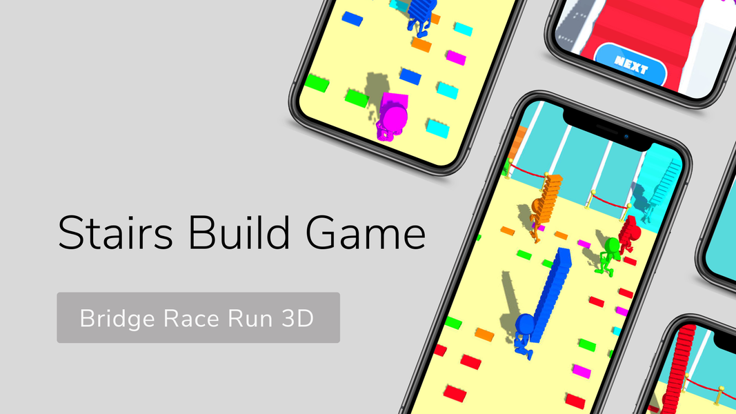 Bridge Run Race - Stairs Build - عکس بازی موبایلی اندروید