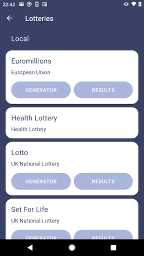 Lottery Balls - Image screenshot of android app