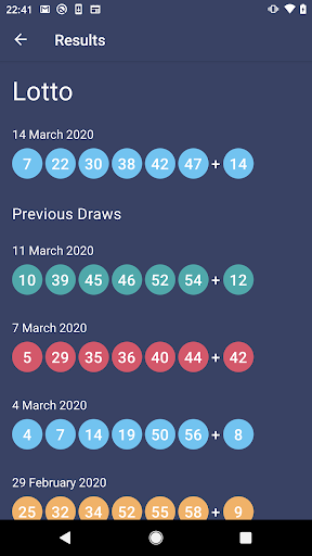 Lottery Balls - Image screenshot of android app