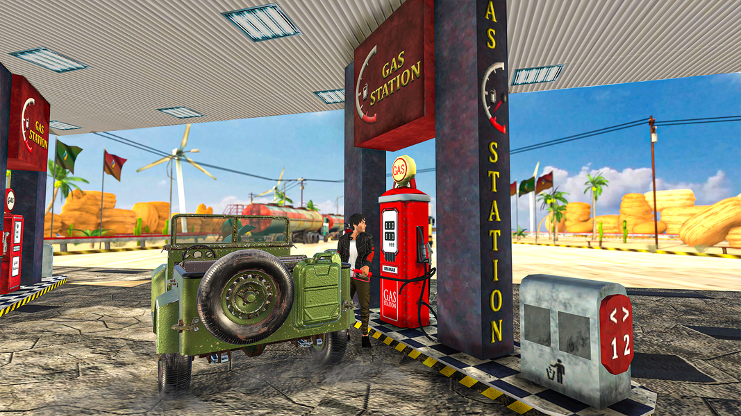 Gas Station Simulator Game 3D - Gameplay image of android game
