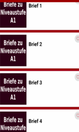 Brief Schreiben A1 - Image screenshot of android app