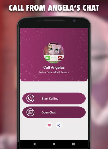 Call from Angela’s Chat + Call and Chat Simulator - Image screenshot of android app