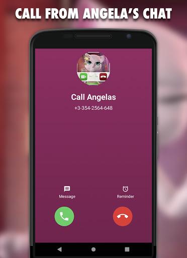 Call from Angela’s Chat + Call and Chat Simulator - Image screenshot of android app