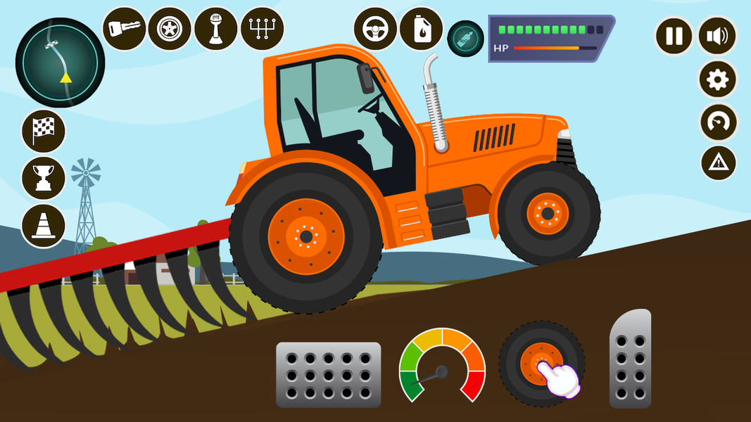 Farm Tractors Dinosaurs Games - عکس بازی موبایلی اندروید
