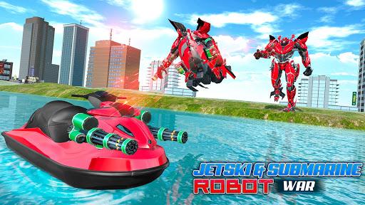 Jet Ski Robot Game: Submarine Robot Transformation - عکس بازی موبایلی اندروید