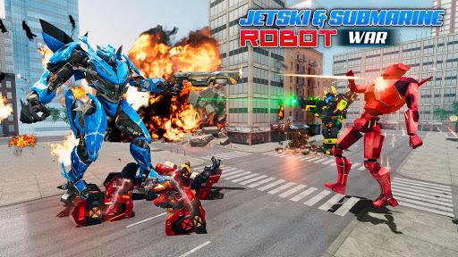 Jet Ski Robot Game: Submarine Robot Transformation - عکس بازی موبایلی اندروید
