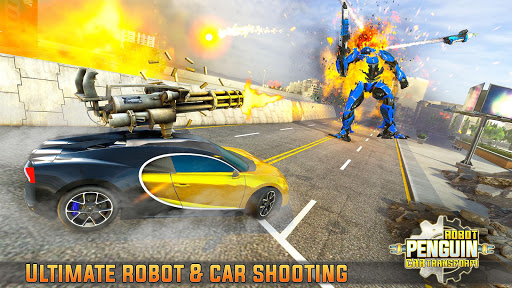 Penguin Robot Car War Game - عکس بازی موبایلی اندروید