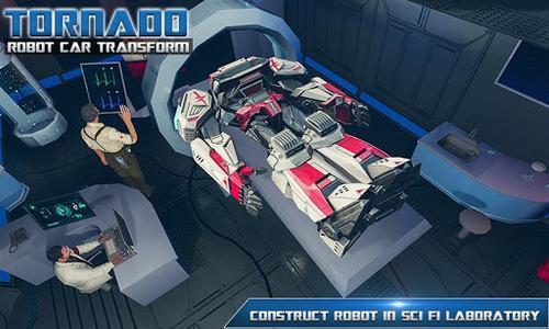 Tornado Robot Car Transform: Hurricane Robot Games - عکس بازی موبایلی اندروید