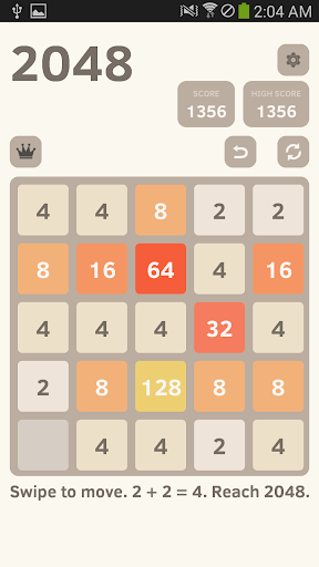 Super 2048 - Gameplay image of android game