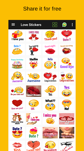 ILove Stickers - WASticker - Image screenshot of android app