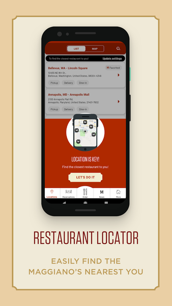 Maggiano's - Image screenshot of android app