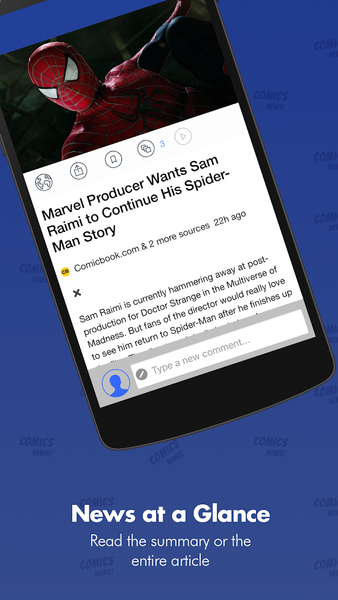 Comics News: Heroes & Movies - Image screenshot of android app