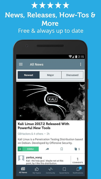 Open Source News & Trends - Image screenshot of android app