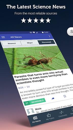 Science News & Discoveries - Image screenshot of android app