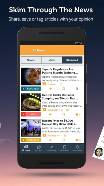 Bitcoin & Cryptocurrency News - Image screenshot of android app