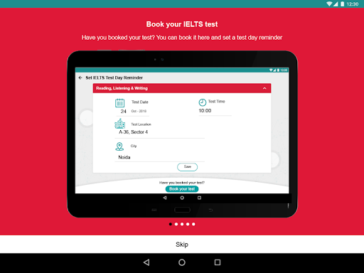 IELTS Prep App - takeielts.org - Image screenshot of android app