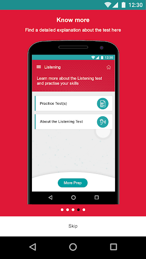 IELTS Prep App - takeielts.org - Image screenshot of android app