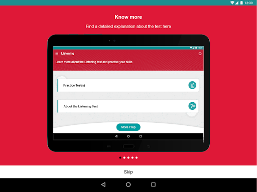 IELTS Prep App - takeielts.org - Image screenshot of android app