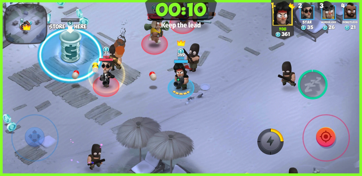 Bro Royale: Mayhem Shooter - Gameplay image of android game