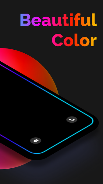 Edge flashing colors, lighting - Image screenshot of android app