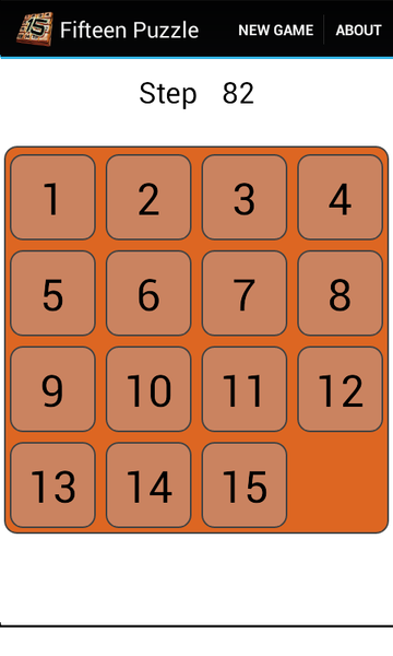 Fifteen Puzzle - عکس بازی موبایلی اندروید