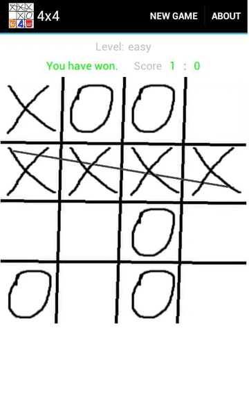Tic-tac-toe ۳-۴-۵ - عکس بازی موبایلی اندروید