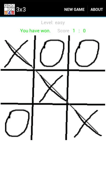 Tic-tac-toe ۳-۴-۵ - عکس بازی موبایلی اندروید