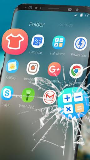Broken Screen Theme - Image screenshot of android app