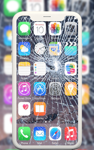 Broken screen wallpaper - عکس برنامه موبایلی اندروید