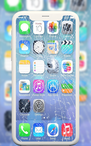 Broken screen wallpaper - عکس برنامه موبایلی اندروید