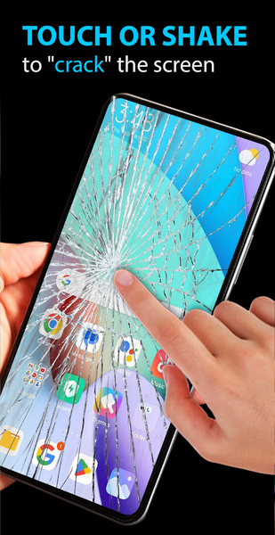 Broken Screen Wallpaper Prank - Image screenshot of android app