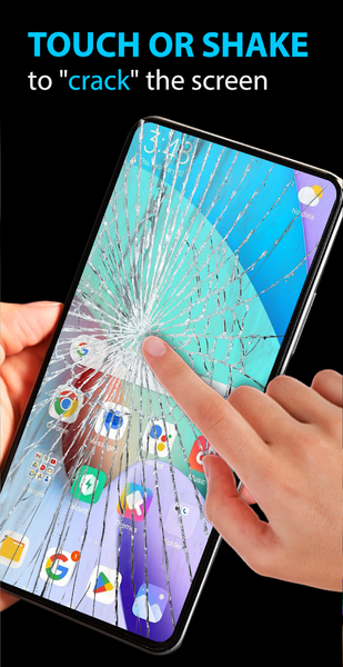 Broken Screen Wallpaper Prank - عکس برنامه موبایلی اندروید