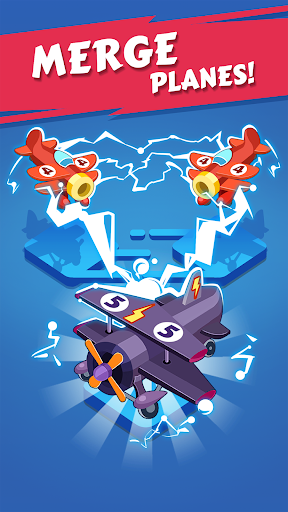 Merge Plane - Click & Idle Tycoon - عکس بازی موبایلی اندروید