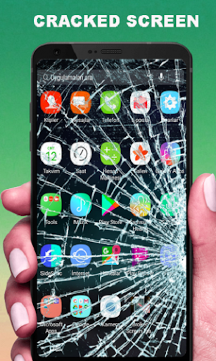 Broken Screen Pro Prank fun - عکس برنامه موبایلی اندروید