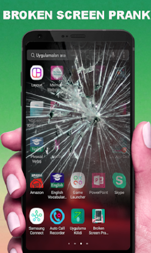 Broken Screen Pro Prank fun - عکس برنامه موبایلی اندروید