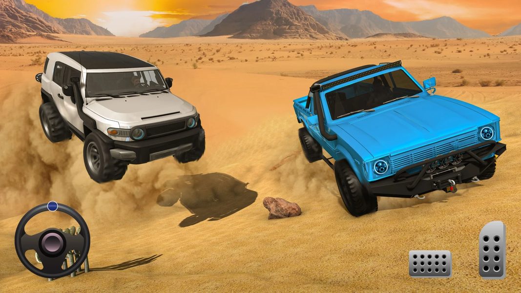 Outlaws: 4x4 off road games - Gameplay image of android game