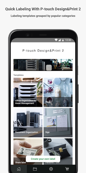 P-touch Design&Print 2 - Image screenshot of android app