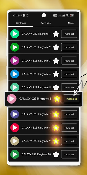 Ringtones for Galaxy s23 Ultra - Image screenshot of android app