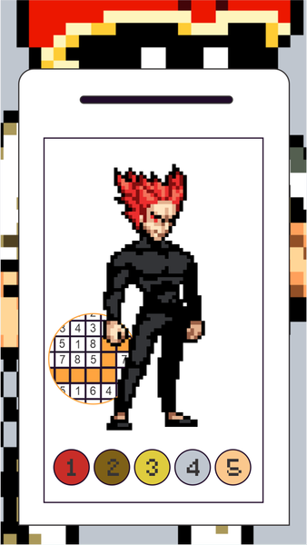 OPM Pixel Art Games - Gameplay image of android game