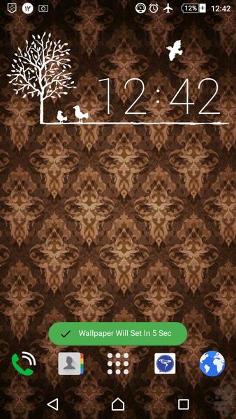 HD+ ۲ قهوه ای در آمیخته تصاویر زمینه - عکس برنامه موبایلی اندروید