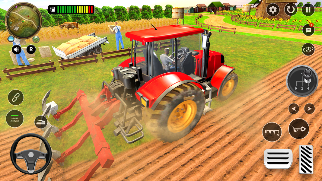 Real Tractor Farming Game 2023 - Image screenshot of android app