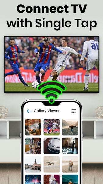 Screen Mirroring for All TV - Image screenshot of android app