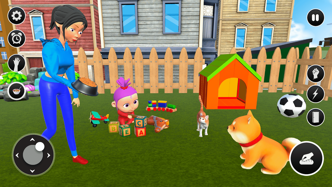 Single Mom Virtual Mother Sim - Gameplay image of android game