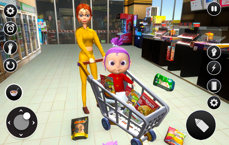 Single Mom Virtual Mother Sim - Gameplay image of android game