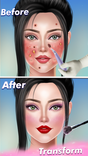 ASMR Salon Makeover Games - Gameplay image of android game