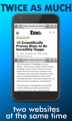 Dual Browser - Split Browser - Image screenshot of android app